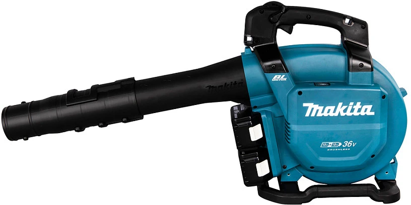 MAKITA Akumuliatorinis lapų pūstuvas-siurblys 2x18V DUB363PT2V 2x5,0Ah