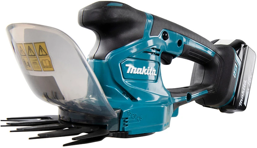 Akumuliatorinės gyvatvorių/žolės žirklės Makita DUM111SYX, 18V, 1x1.5Ah