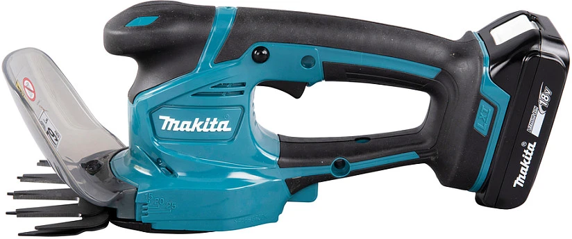 Akumuliatorinės gyvatvorių/žolės žirklės Makita DUM111SYX, 18V, 1x1.5Ah