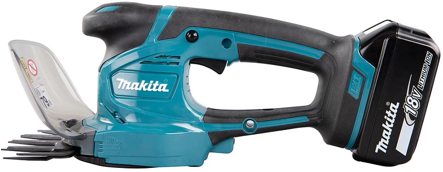 Akumuliatorinės gyvatvorių/žolės žirklės Makita DUM111SYX, 18V, 1x1.5Ah