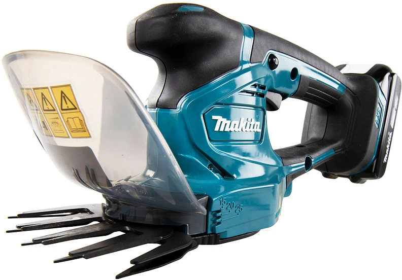 Akumuliatorinės gyvatvorių/žolės žirklės Makita DUM111SYX, 18V, 1x1.5Ah