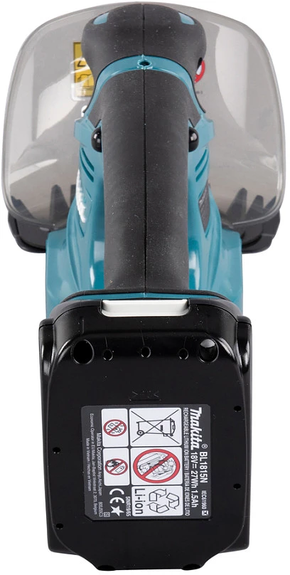 Akumuliatorinės gyvatvorių/žolės žirklės Makita DUM111SYX, 18V, 1x1.5Ah