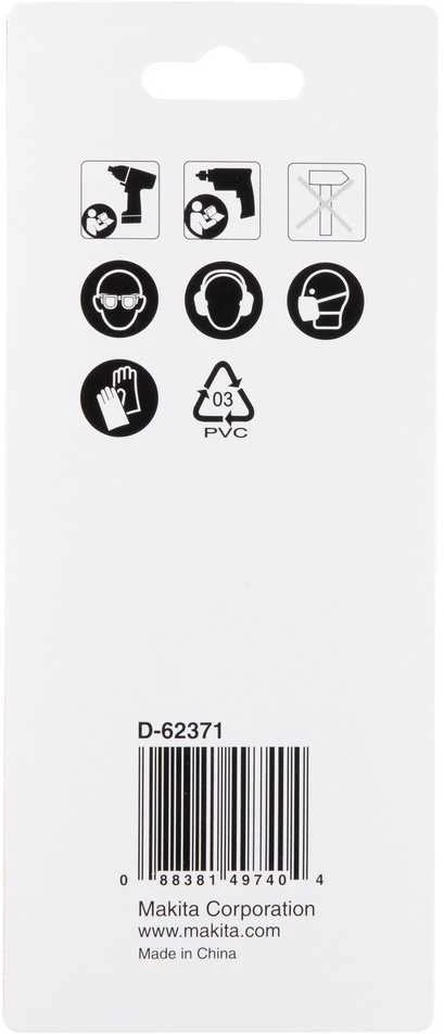 Grąžtas Makita 1/4" Grąžtų komplektas medžiui D-62371