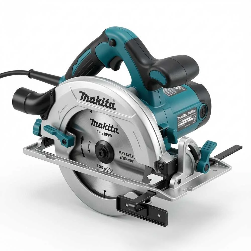Makita HS6601J Rankinis diskinis pjūklas, 54,5 mm, 165x20 mm, 1050W, 3,7kg, lagaminas