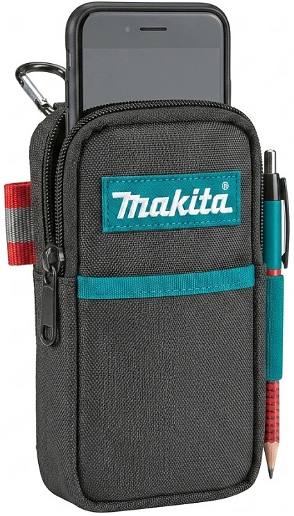 Makita Sutvirtintas dėklas telefonui su karabinu. E-15556