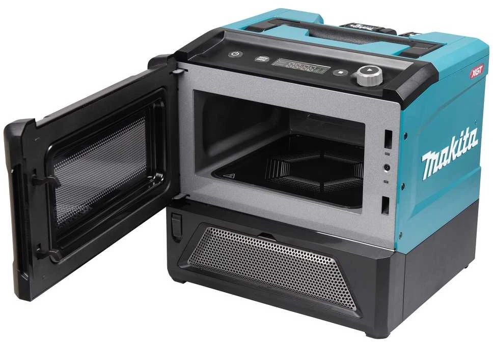 Makita MW001GZ Akumuliatorinė XGT mikrobangų krosnelė 40V Max; 8 L; Max 500W; 8,9kg; Be akumuliatorių ir kroviklio!
