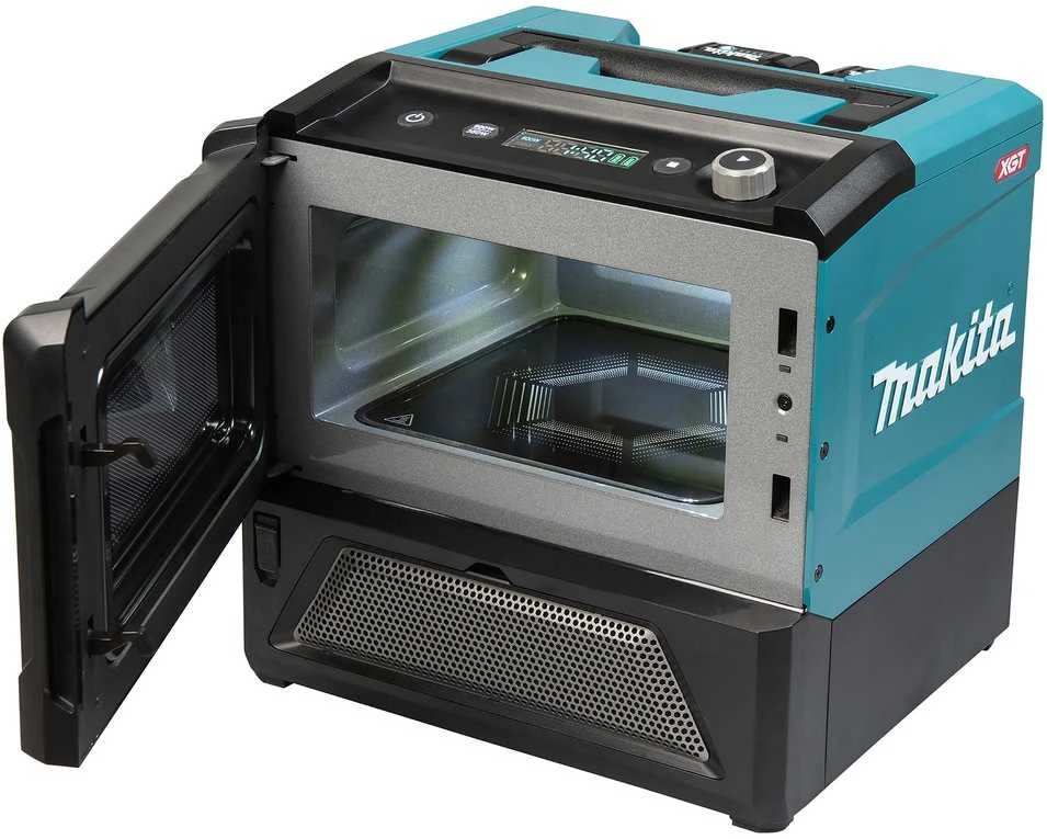 Makita MW001GZ Akumuliatorinė XGT mikrobangų krosnelė 40V Max; 8 L; Max 500W; 8,9kg; Be akumuliatorių ir kroviklio!
