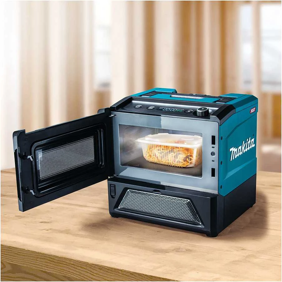 Makita MW001GZ Akumuliatorinė XGT mikrobangų krosnelė 40V Max; 8 L; Max 500W; 8,9kg; Be akumuliatorių ir kroviklio!
