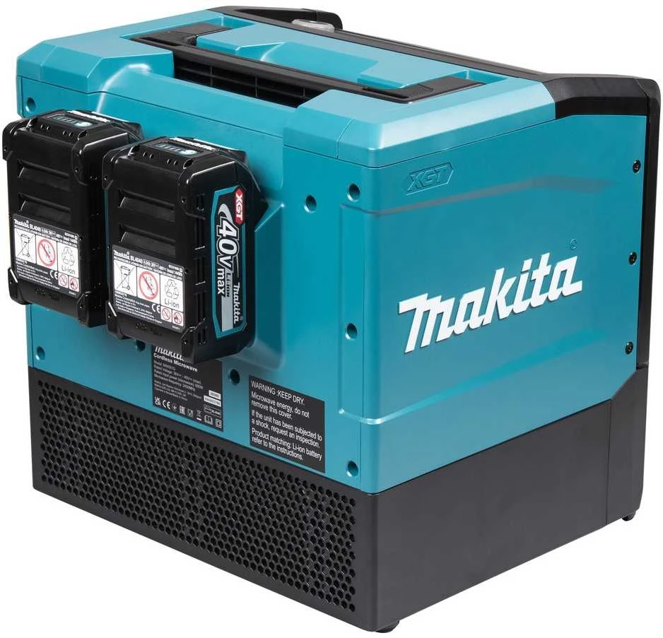 Makita MW001GZ Akumuliatorinė XGT mikrobangų krosnelė 40V Max; 8 L; Max 500W; 8,9kg; Be akumuliatorių ir kroviklio!