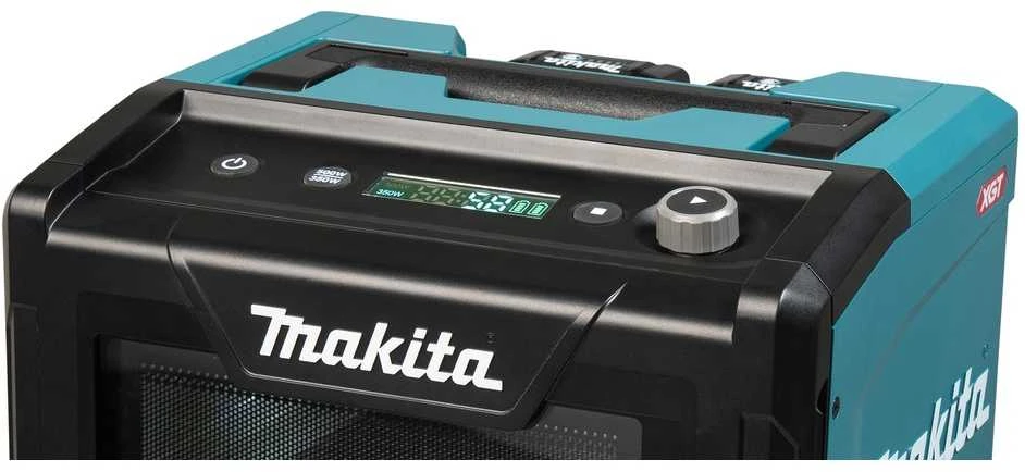 Makita MW001GZ Akumuliatorinė XGT mikrobangų krosnelė 40V Max; 8 L; Max 500W; 8,9kg; Be akumuliatorių ir kroviklio!