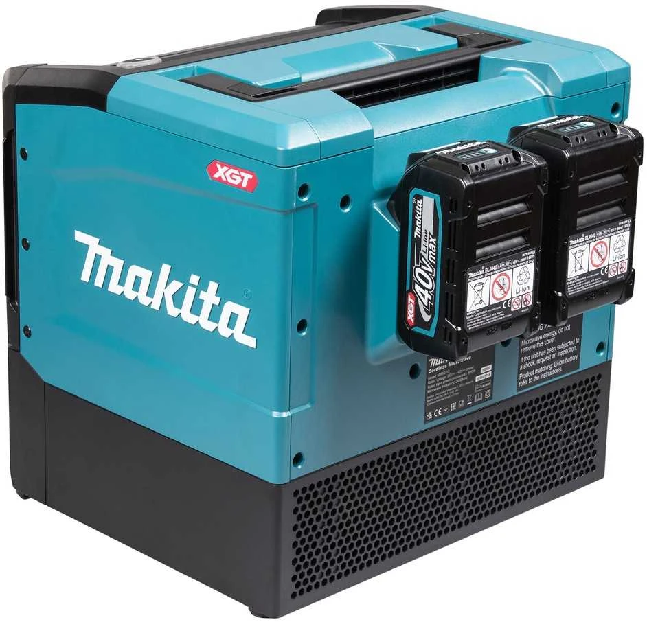 Makita MW001GZ Akumuliatorinė XGT mikrobangų krosnelė 40V Max; 8 L; Max 500W; 8,9kg; Be akumuliatorių ir kroviklio!