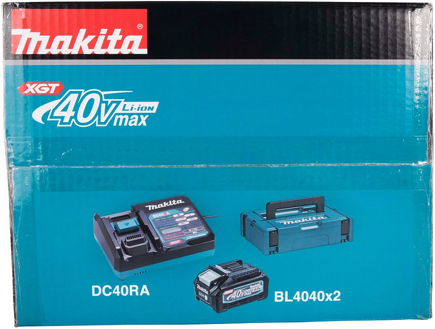 Makita Akumuliatorių ir kroviklio komplektas XGT®, 40Vmax 191J97-1 XGT® • 40Vmax • 2vnt 4.0Ah • DC40RA