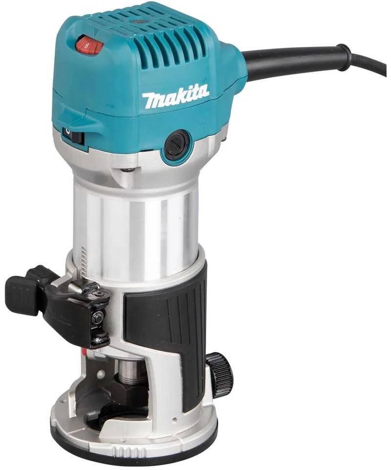 Makita RT0702CX2J Freza 710W 6- 8mm, 10.000 - 34.000 r/min 1,8kg + Priedai