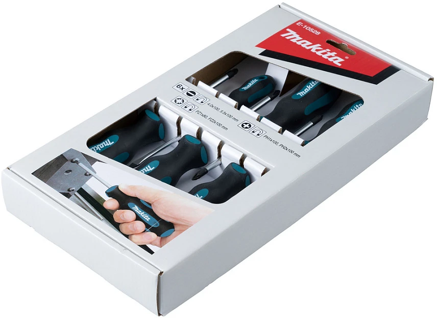 Makita Atsuktuvų rinkinys 6 vnt E-10528
