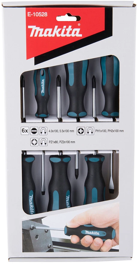 Makita Atsuktuvų rinkinys 6 vnt E-10528