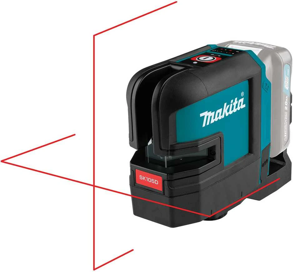 Makita SK105DZ Lazerinis nivelyras su automatinio niveliavimo funkcija, tikslumas ± 0,3mm/1m, IP54