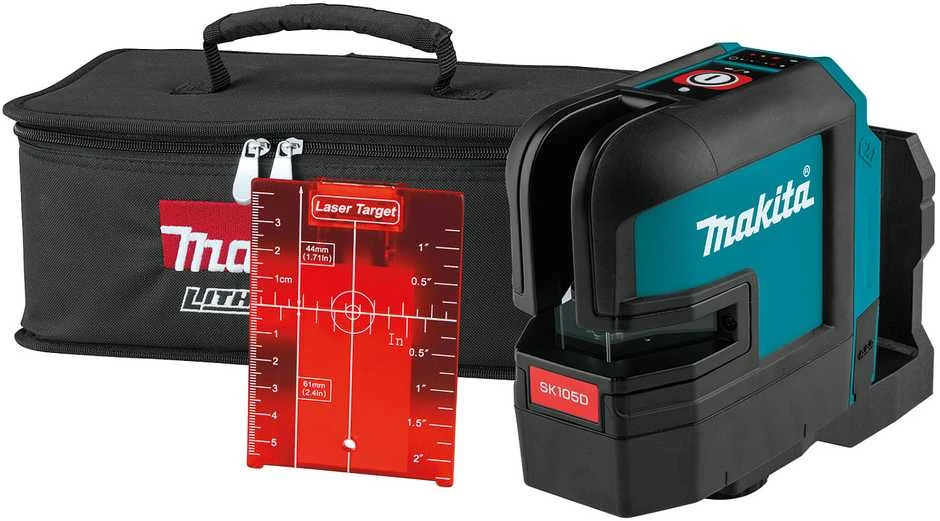 Makita SK105DZ Lazerinis nivelyras su automatinio niveliavimo funkcija, tikslumas ± 0,3mm/1m, IP54