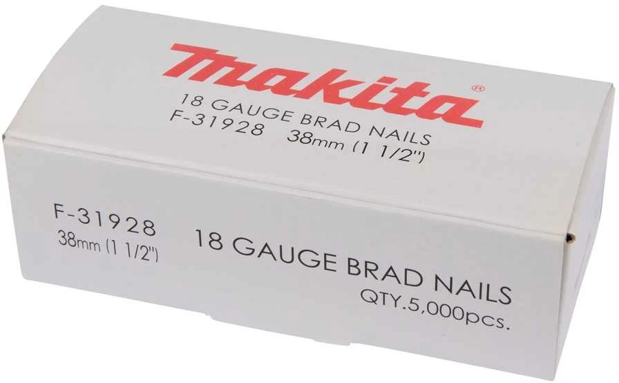 Makita Dykert smeigės 1,2x38mm, 18ga, 5000vnt F-31928 Dykert smeigės 1,2x38mm, 18ga, 5000vnt AF505, AF550H