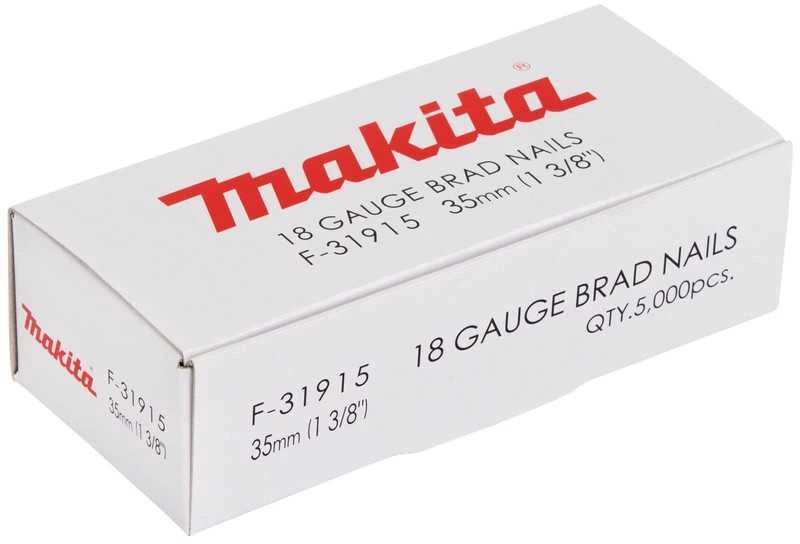 Makita Smeigės 1,2x35mm, 18ga, 5000vnt F-31915 Smeigės 1,2x35mm, 18ga, 5000vnt AF505, AF550H