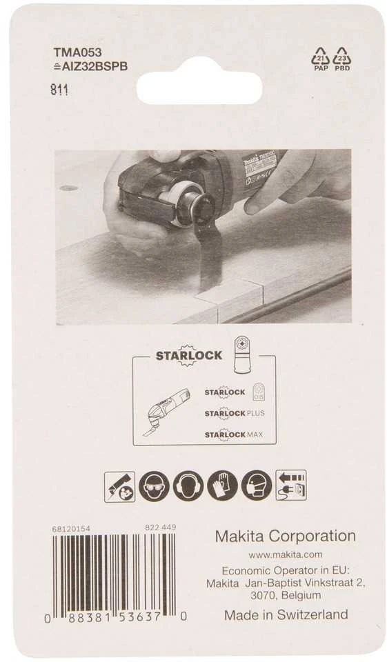 Makita Įgilinamieji pjovimo diskai 32mm B-64870