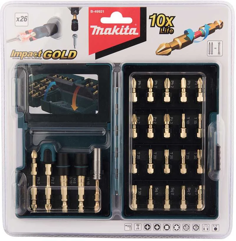Makita B-49921 26 vnt. Torsion sukimo antgalių komplektas