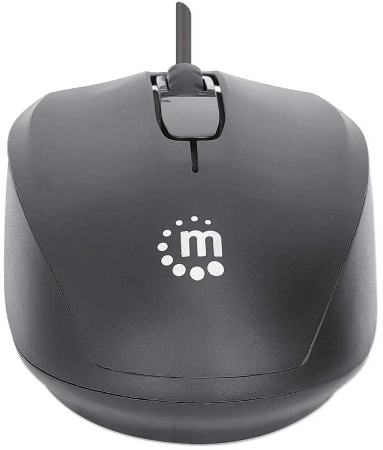 Pelė Manhattan MANHATTAN Comfort II Optinė USB-Pelė juoda