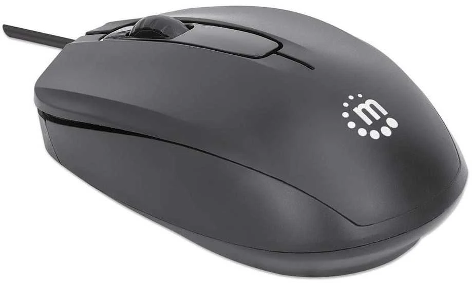 Pelė Manhattan MANHATTAN Comfort II Optinė USB-Pelė juoda