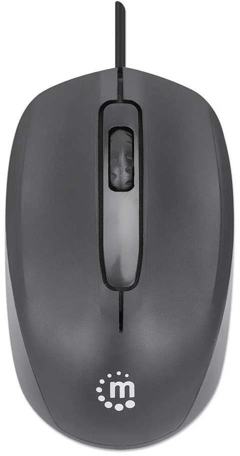 Pelė Manhattan MANHATTAN Comfort II Optinė USB-Pelė juoda