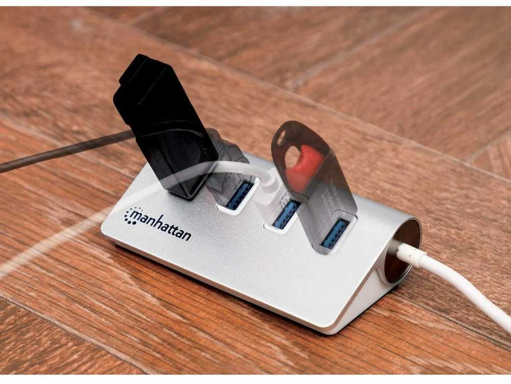 HUB USB Manhattan 4x USB-A 3.0 (163767)