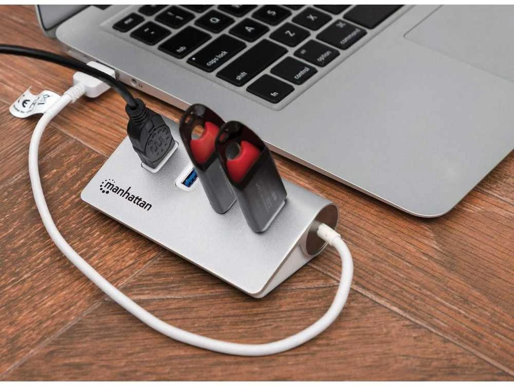 HUB USB Manhattan 4x USB-A 3.0 (163767)