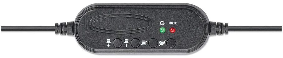 Inline Manhattan Mono USB-Ausinės (Over-Ear)