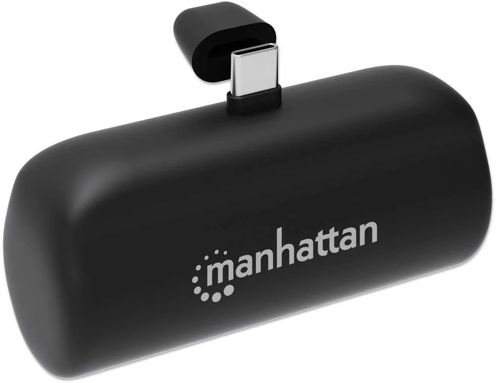 Powerbank Manhattan 5000mAh Juodas (102636)