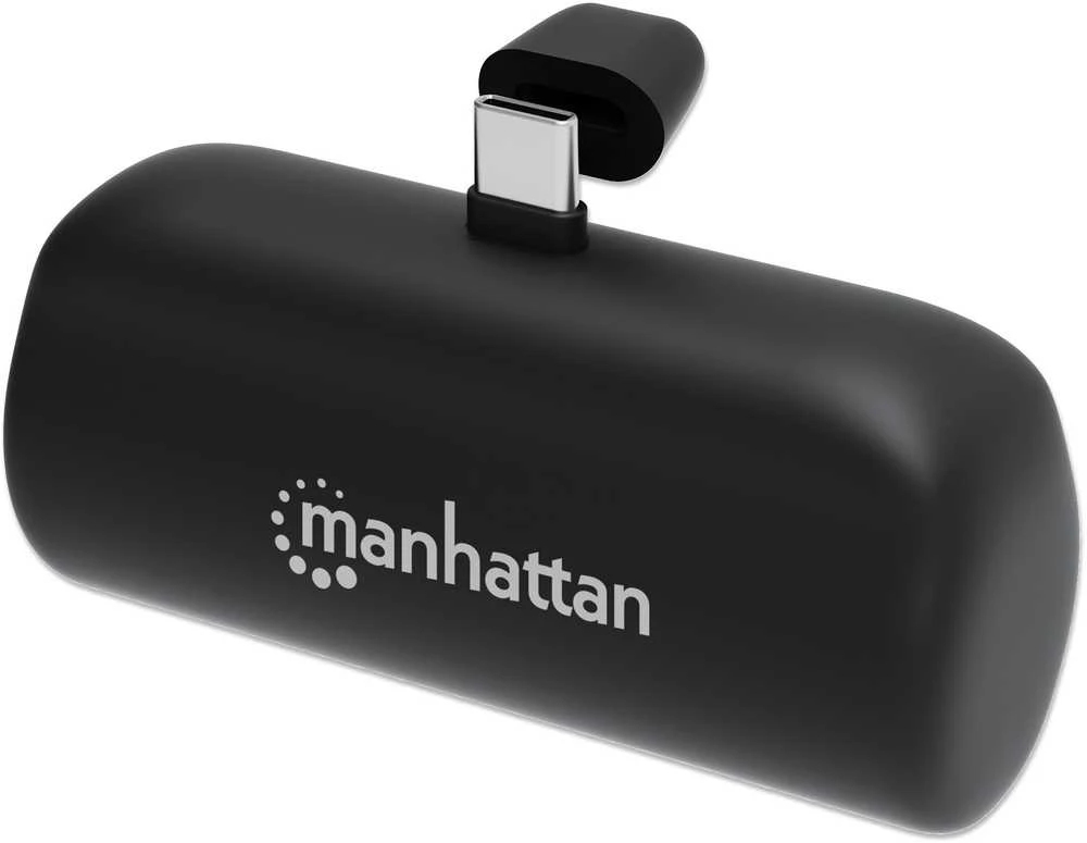Powerbank Manhattan 5000mAh Juodas (102636)