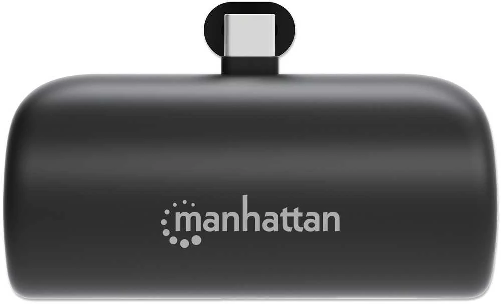 Powerbank Manhattan 5000mAh Juodas (102636)