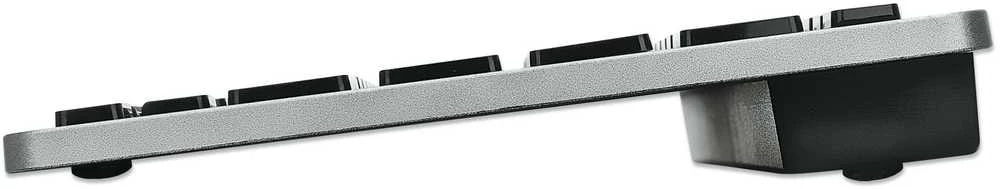 Klaviatūra MANHATTAN Slim Funktastatur anthrazit Bluetooth 3.0/2.4GHz