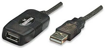 StarTech Manhattan Manheteno didelės spartos USB aktyvus prailginimo kabelis AM/AF 10.0m, 150248