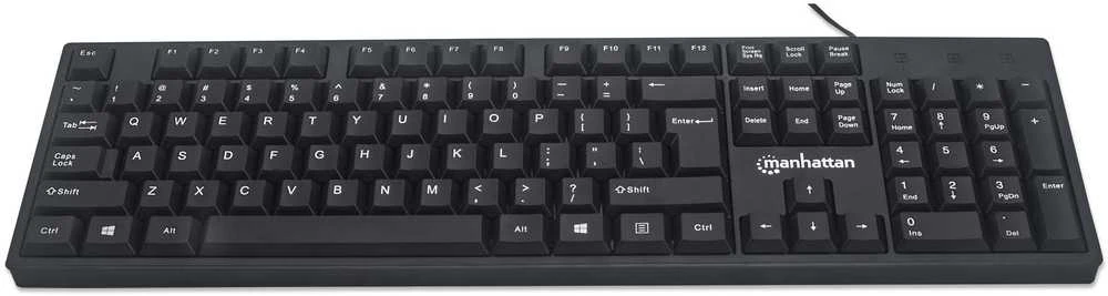 Manhattan Products Manhattan 179324 USB klaviatūra juoda