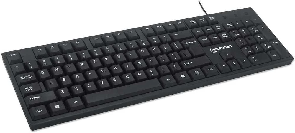 Manhattan Products Manhattan 179324 USB klaviatūra juoda