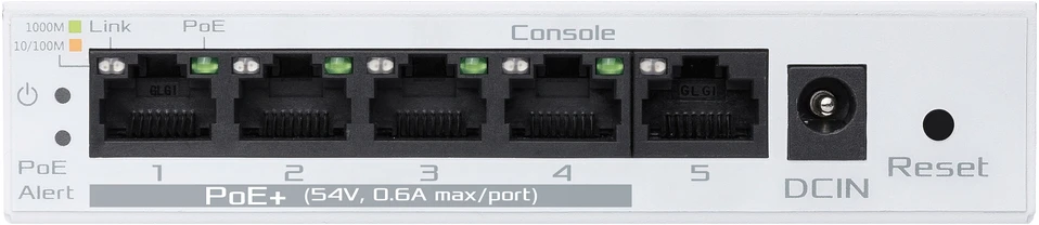 Modemas „Asus“ | „ExpertWiFi“ 5 prievadų „GbE“ išmanusis valdomas „PoE+“ komutatorius | EBP15