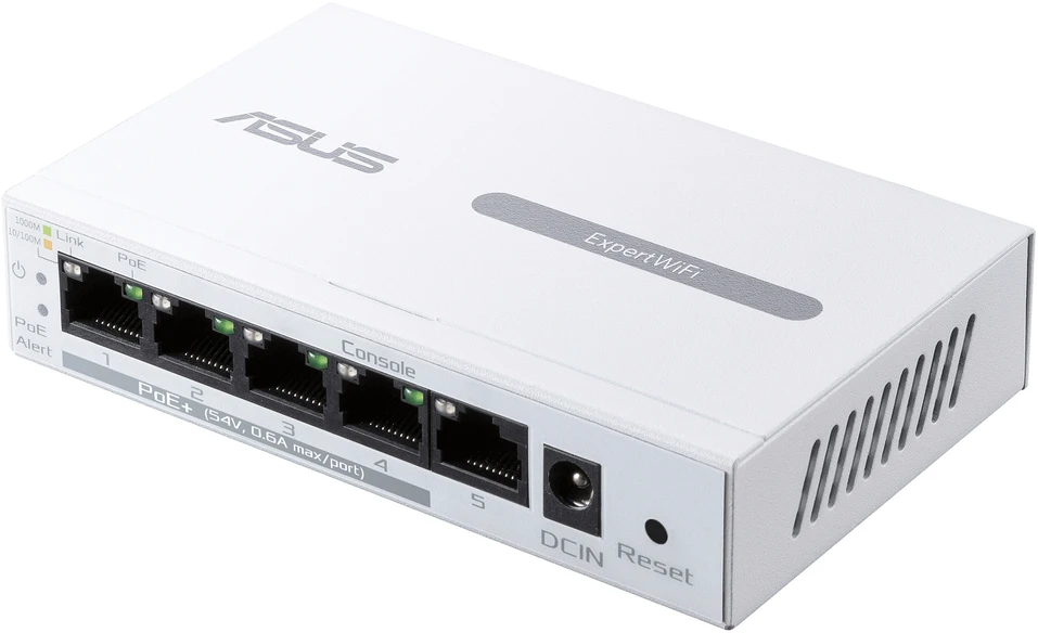 Modemas „Asus“ | „ExpertWiFi“ 5 prievadų „GbE“ išmanusis valdomas „PoE+“ komutatorius | EBP15