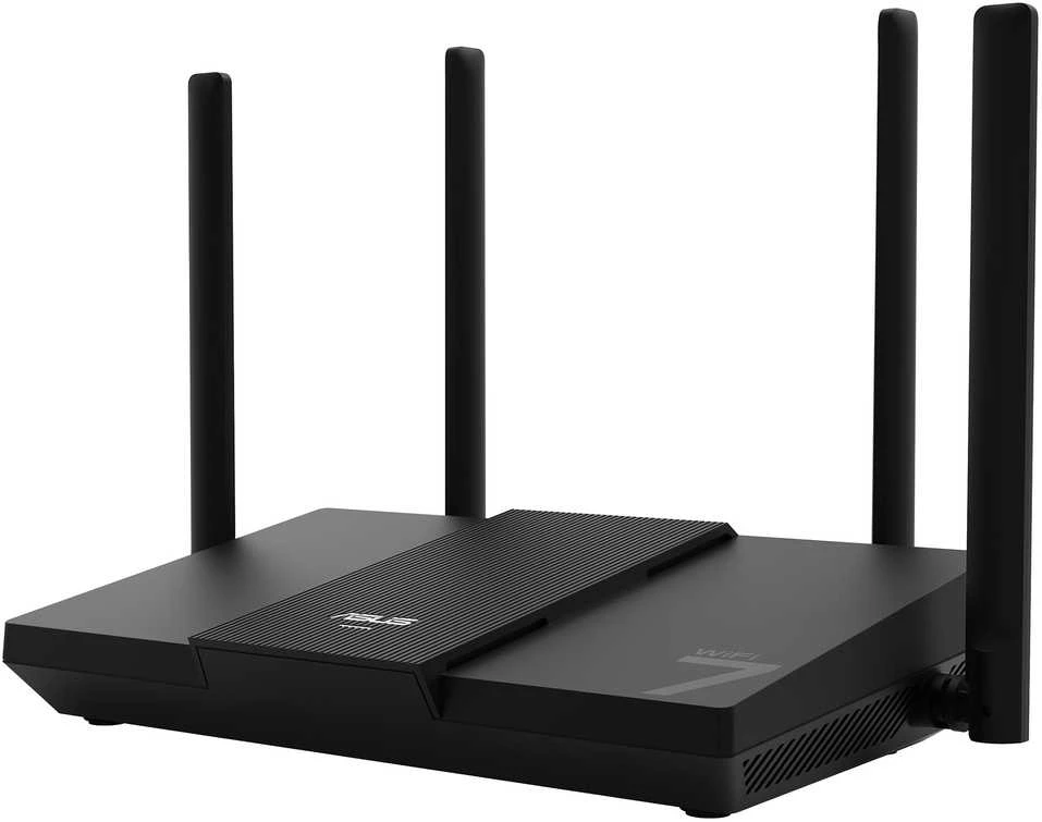 Asus | Dviejų dažnių „WiFi 7 Smart AiMesh“ išplečiamas maršrutizatorius | RT-BE50 BE3600 | 802.11be | 688/2882 Mbit/s | Ethernet LAN (RJ-45) jungtys 3 | Tinklo palaikymas: Taip | MU-MiMO: Taip | Ne, mobilusis plačiajuostis ryšys | Antenos tipas: Išorinė