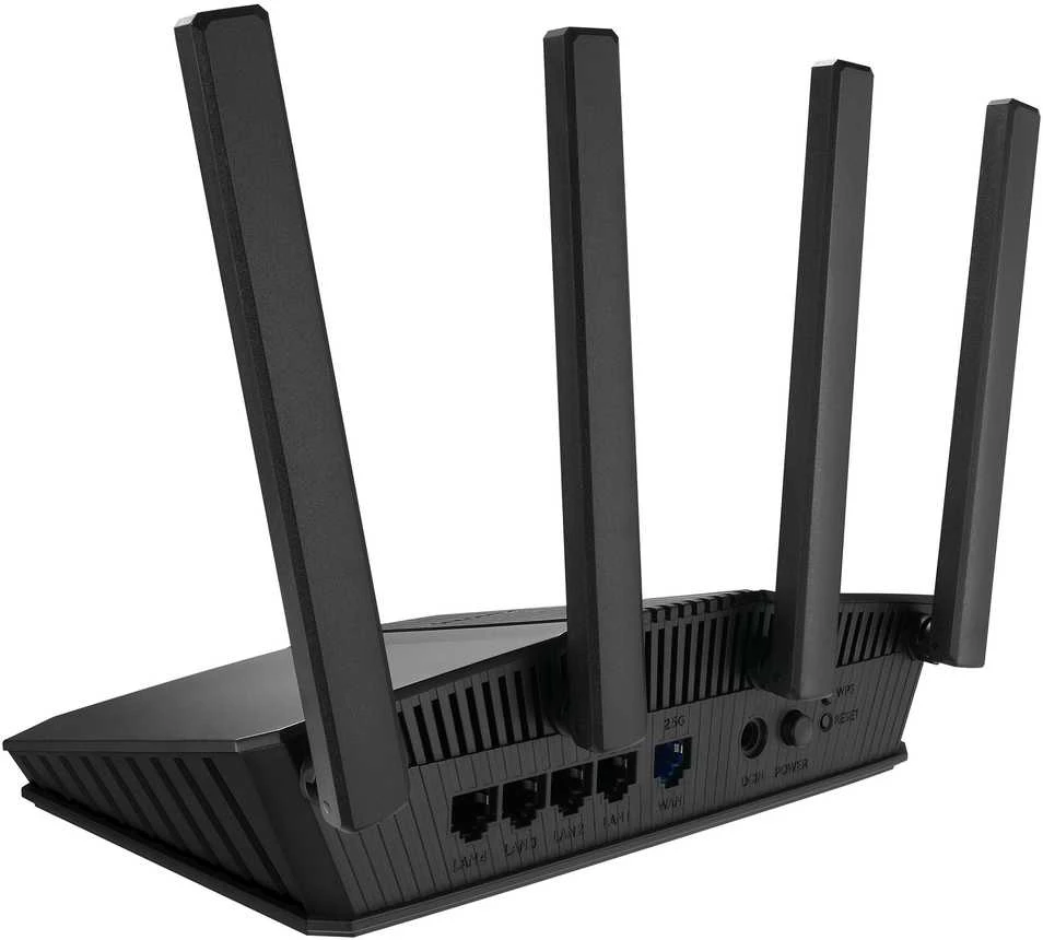 ASUS RT-BE55 belaidis maršrutizatorius 2,5 gigabito eterneto dviejų dažnių (2,4 GHz / 5 GHz) Juodas