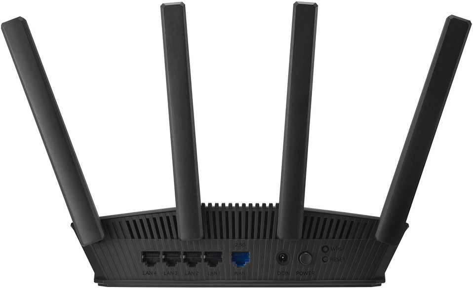 ASUS RT-BE55 belaidis maršrutizatorius 2,5 gigabito eterneto dviejų dažnių (2,4 GHz / 5 GHz) Juodas