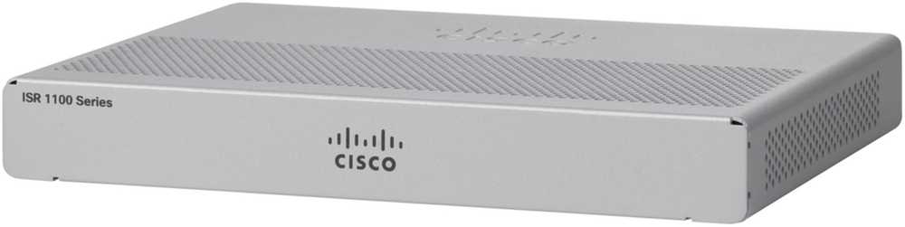 Cisco ISR 1101 4 prievadų GE Ethernet - WAN maršrutizatorius
