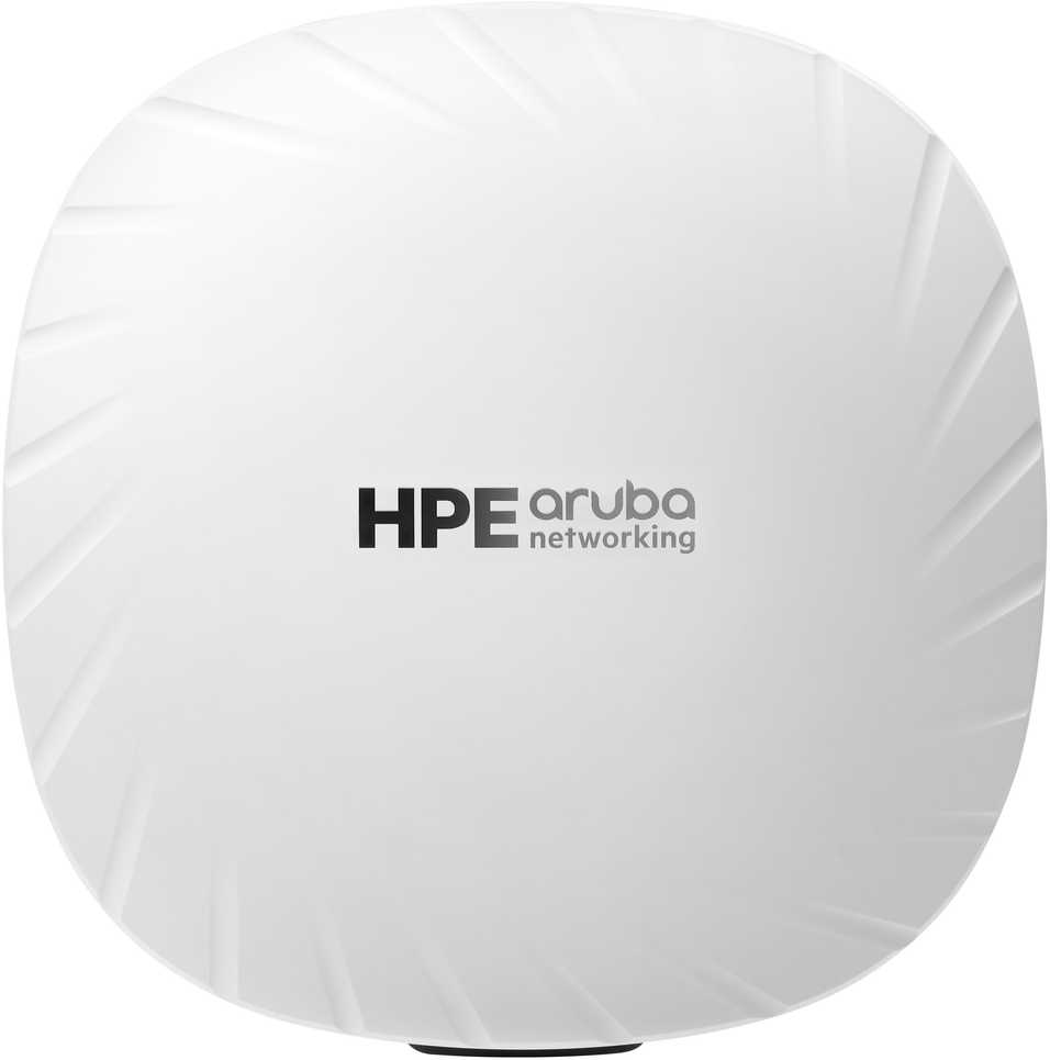 Maršrutizatorius „Hewlett Packard“ (HP) „HPE Aruba Networking AP-555 (RW)“ dvigubo radijo 8×8/4×4 802.11ax vidinės antenos, „Unified Campus AP“, 5950 Mbit/ai, „Balta Maitinimas per Ethernet“ (PoE)