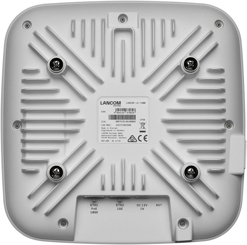 Maršrutizatorius Lancom Carruzzo LX-7400 18000 Mbit/ai Balta Maitinimas per Eternetą (PoE)