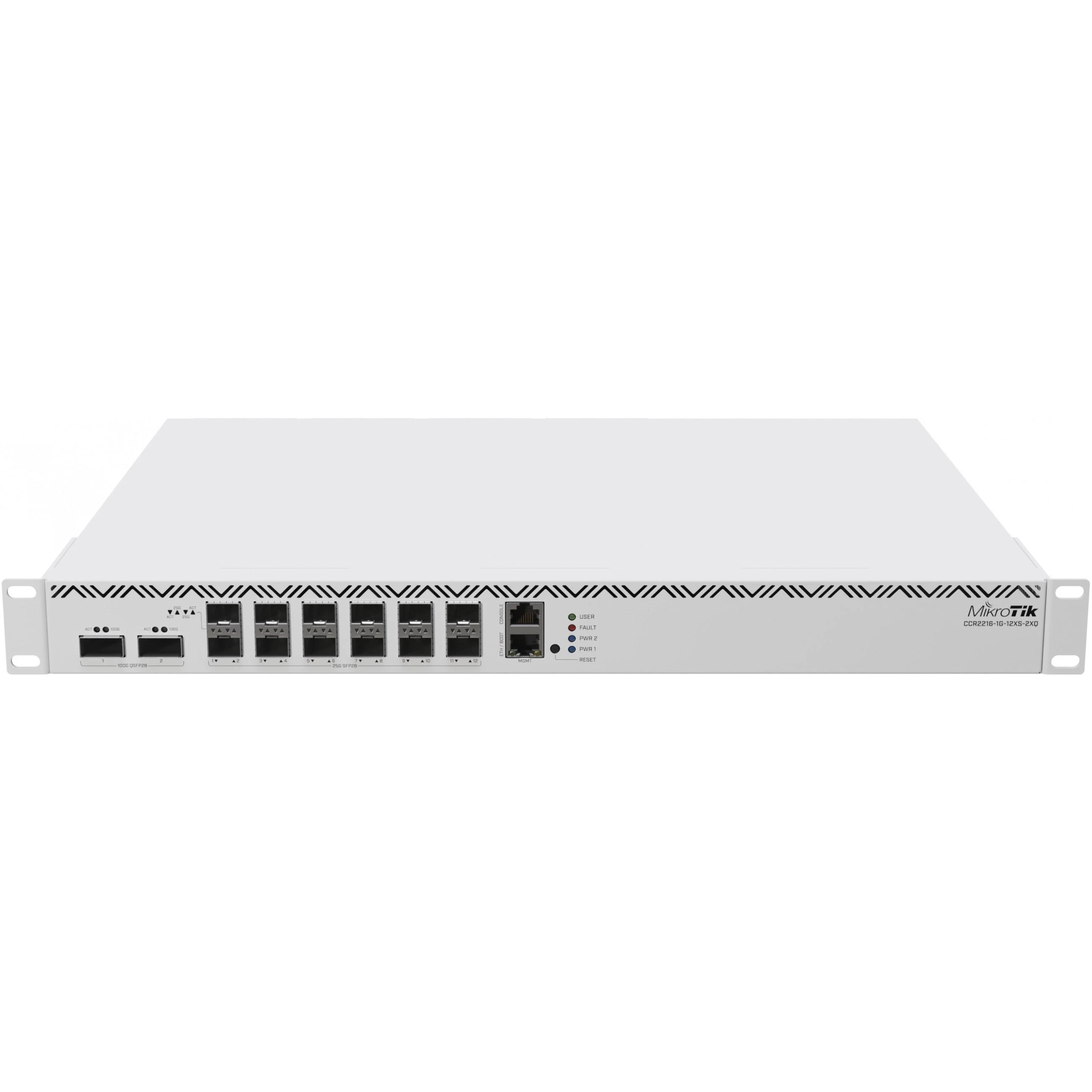 MikroTik | Ethernet Maršrutizatorius | CCR2216-1G-12XS-2XQ | 10/100/1000 Mbit/s | Mesh Support No | MU-MiMO No | No mobile broadband