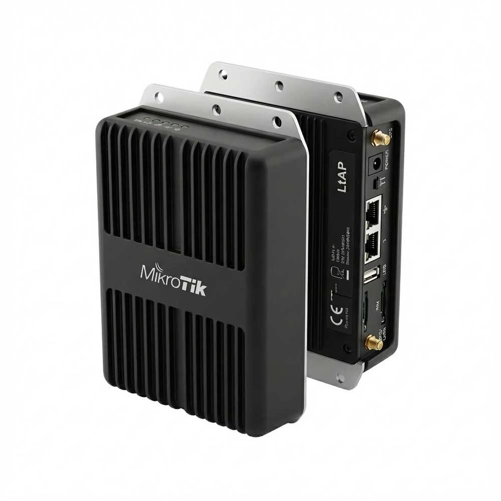 Maršrutizatorius MikroTik LtAP LoRa LR8G LTE Kit. LtAP-2HnD&amp;FG621-EA&amp;LR8G