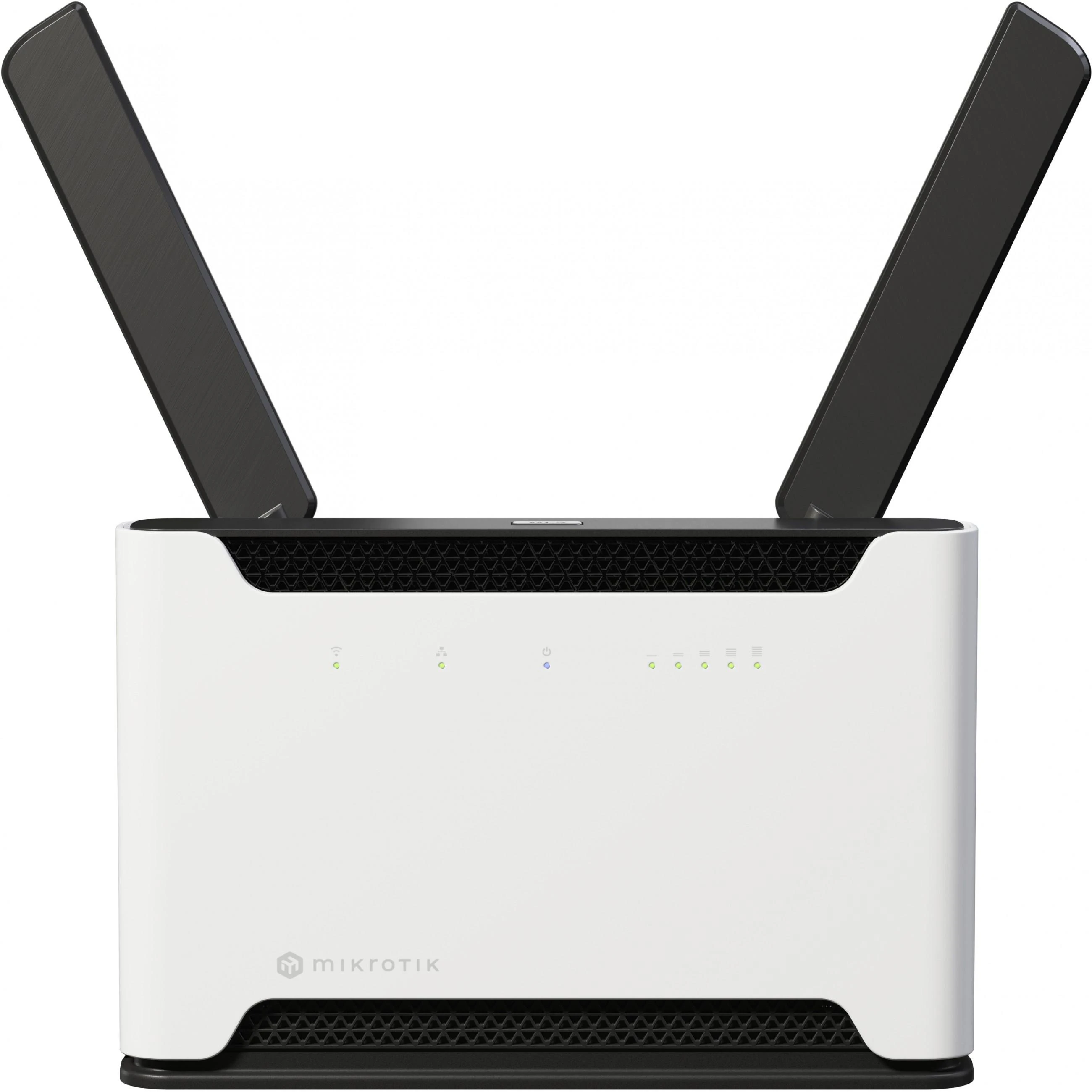 Maršrutizatorius MikroTik Chateau LTE18 ax S53UG+5HaxD2HaxD-TC&EG18-EA 802.11ax, 574 Mbit/s (2,4 GHz) / 1200 Mbit/s (5 GHz) Mbit/s, Ethernet LAN (RJ-45) jungtys, 4 | MicroTick | Pilis LTE18 ašis | S53UG+5HaxD2HaxD-TC&EG18-EA | 802.11ax | 574 Mbit/s (2,4 GHz) / 1200 Mbit/s (5 GHz) Mbit/s | Ethernet LAN (RJ-45) jungtis 4 | 4G | 1