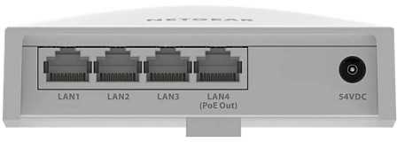Maršrutizatorius Access Point NETGEAR WAX610W WiFi 6 AX1800 Dual-Band Gigabit PoE (WAX610W-100EUS)